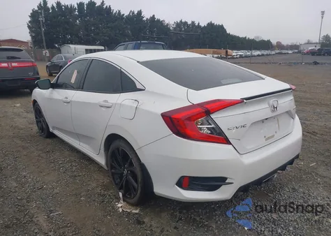 2019 Honda Civic Sport from USA, damaged, VIN 19XFC2E89KE022312